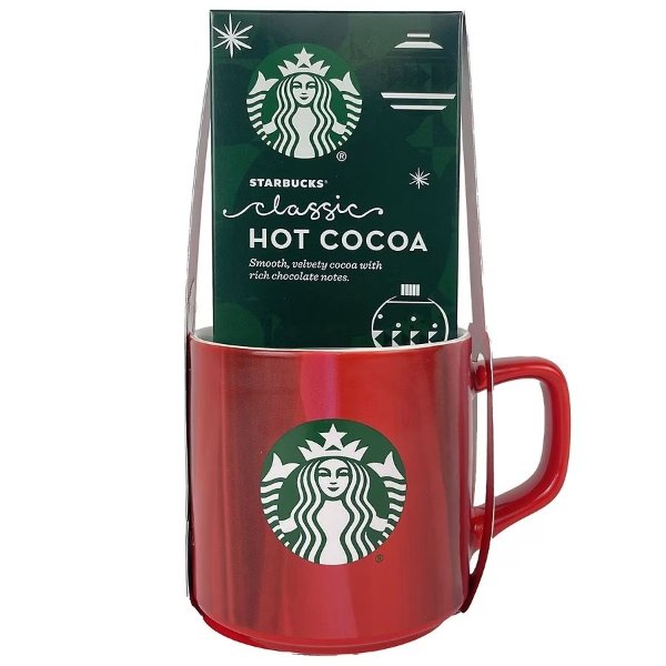 星巴克 经典口味热可可+咖啡杯套装