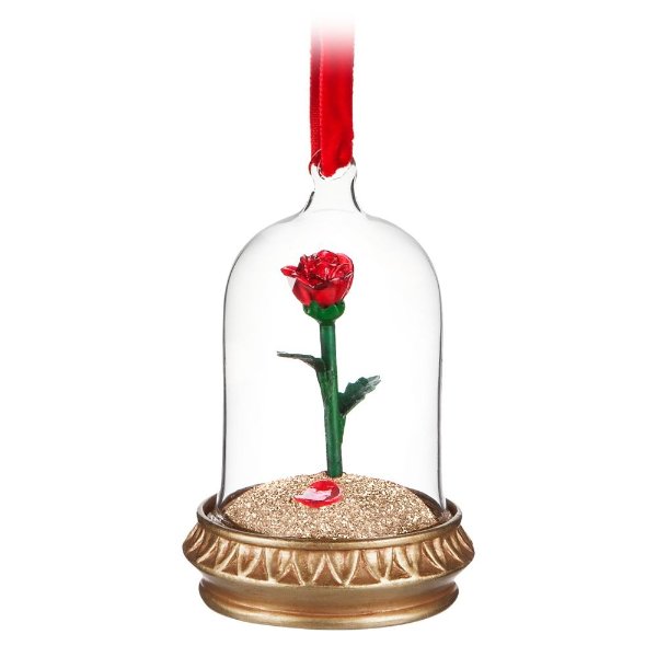 Enchanted Rose Light-Up Living Magic Sketchbook Ornament – Beauty and the Beast | shopDisney