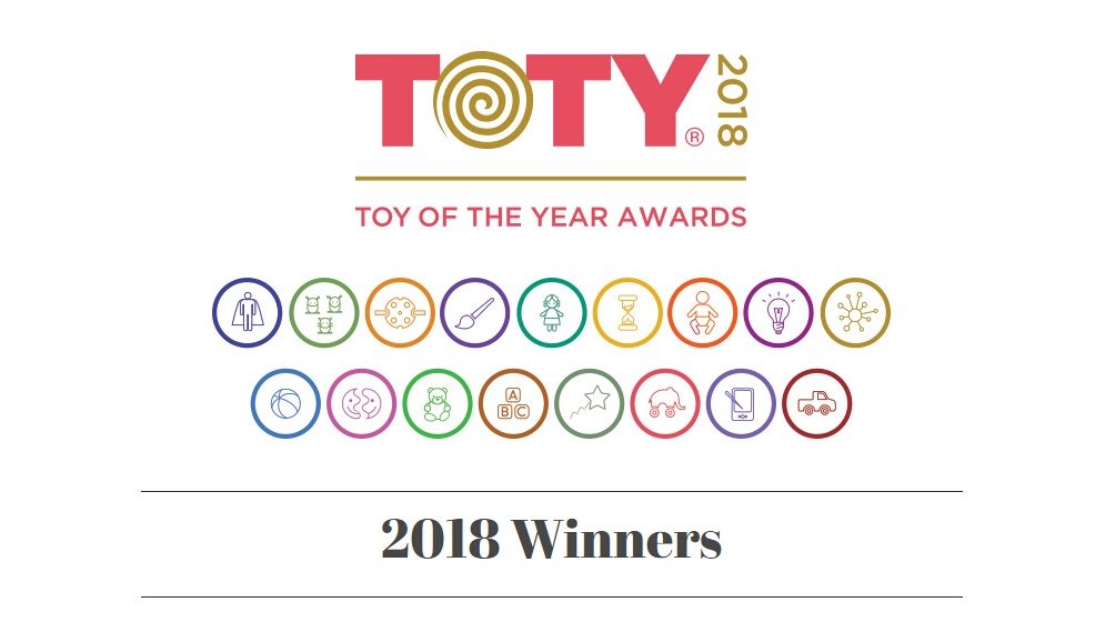 玩具界“奥斯卡” TOTY 2018 年度玩具大赏