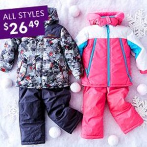 超后一天：Wippette 儿童滑雪服饰套装促销 玩转冰雪世界不怕冷