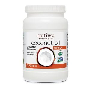 Nutiva 有机精制初榨椰子油，15盎司