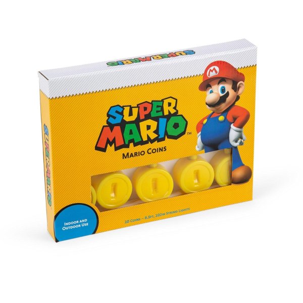 Super Mario Coin 8-ft String Lights | GameStop