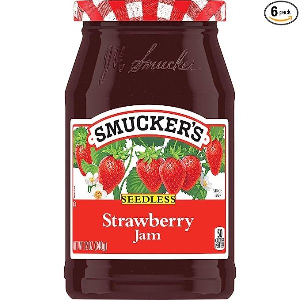 草莓酱 12.25 Oz (6瓶装)