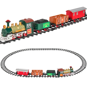 Best Choice Products Kids Electric Railway Train Track Toy Play Set w/ Music, Lights