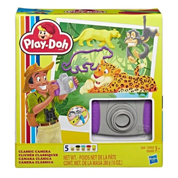 Classic Camera Retro-Inspired Toy with 5 Non-Toxic Colors
