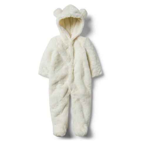 Janie and JackFaux Fur Footed 1-Piece
