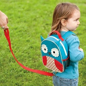 Skip Hop Zoo Little Kid and Toddler Safety Harness Backpack, Otis Owl