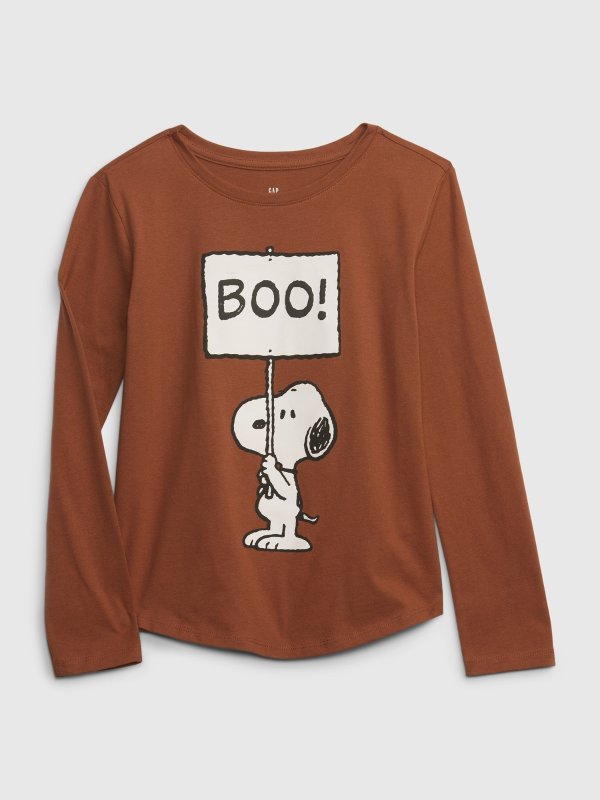 Kids | Peanuts Halloween Graphic T-Shirt Free Fast Shipping