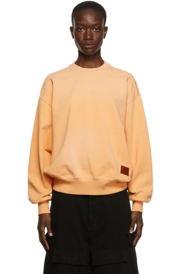 Orange Relaxed Sweatshirt