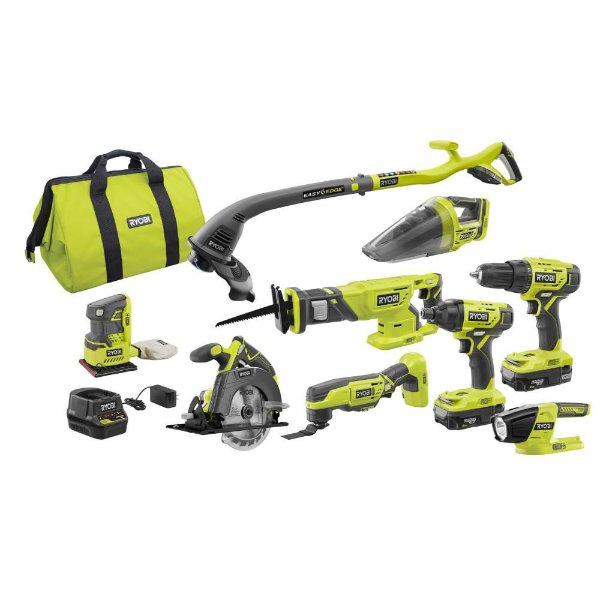 18-Volt ONE+ Lithium-Ion 9-Tool Combo Kit