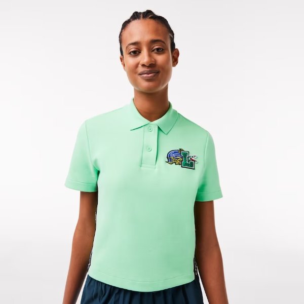 Women's Lacoste Holiday Regular Fit Organic Cotton Polo