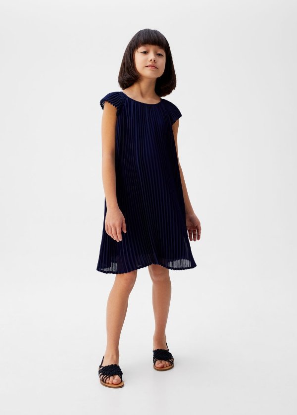 Wide pleated dress - Girls | OUTLET USA