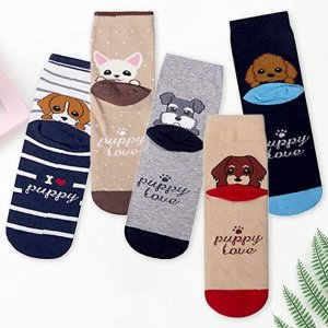 YSense 动物图案女袜 5双 多款式可选