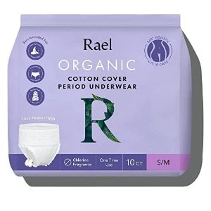 Rael Disposable Underwear for Women (Size S-M, 10 Count)