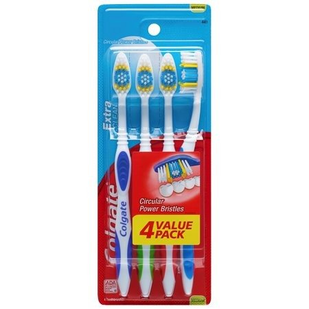 Extra Clean Full Head Toothbrush, Medium - 4 Count - Walmart.com