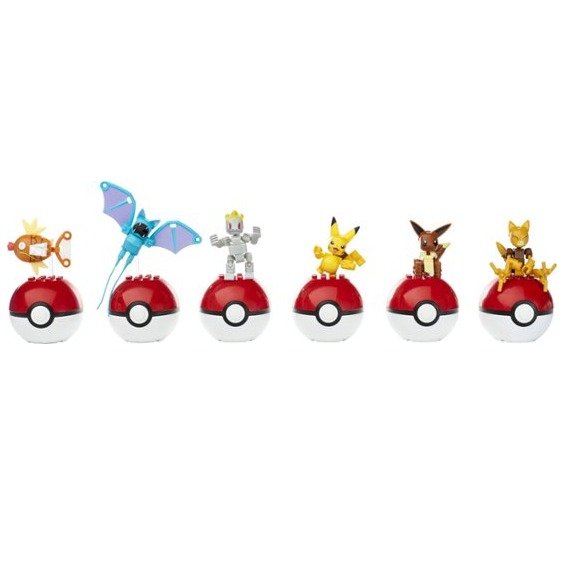 Pokemon - Pokemon - Poke Ball Series I Building Set - Styles May Vary