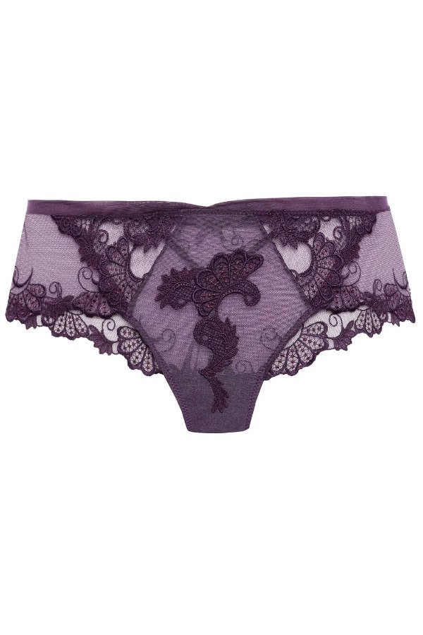 Dressing Floral guipure lace and embroidered tulle low-rise briefs