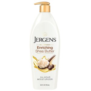 Jergens Hand and Body Lotion, Shea Butter Deep Conditioning Body Moisturizer, with Pure Shea Butter, Dermatologist Tested, 26.5 oz