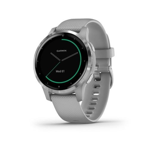 vivoactive 4S Smartwatch - (Powder Gray/Stainless)