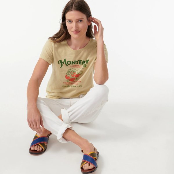 Vintage cotton "Monterey strawberries" T-shirt
