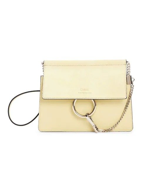 Mini Faye Leather & Suede Shoulder Bag