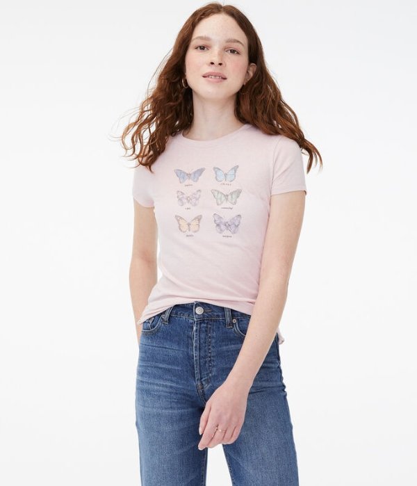 Butterfly Languages Graphic Tee