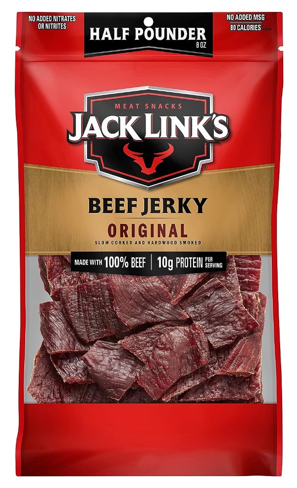 Beef Jerky, Original, 1/2 Pounder Bag 8oz