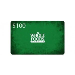 with Purchase of $100 Whole Foods Gift Card
