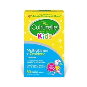 Culturelle Kids Complete Multivitamin + Probiotic Chewable, 50 Count