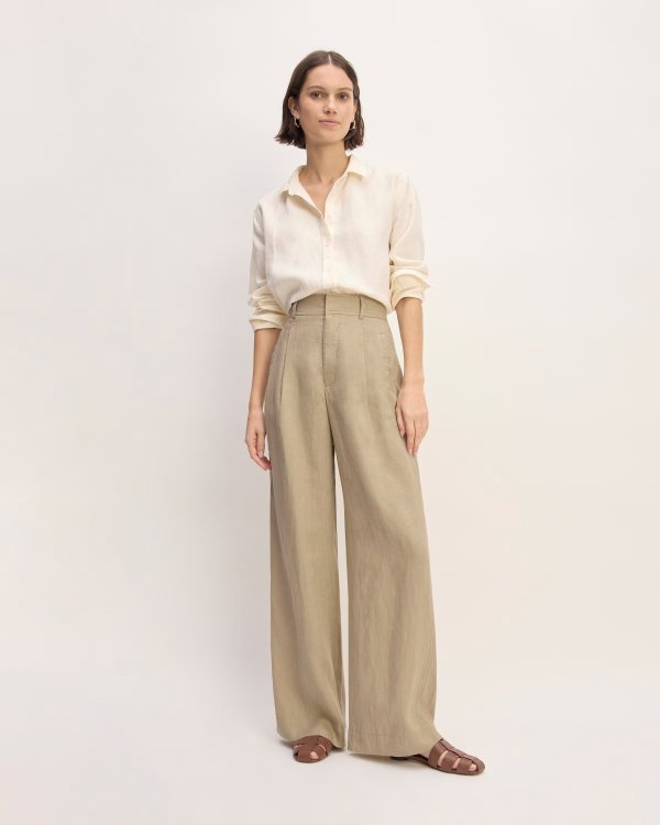 The Linen Way-High® Drape Pant
