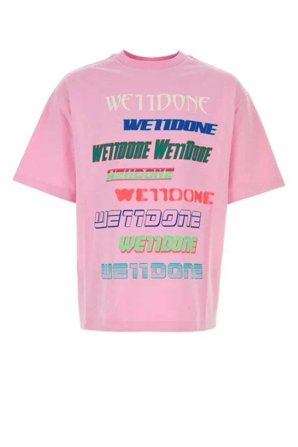 Pink cotton oversize t-shirt