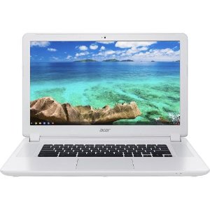 宏基Acer 15.6" Chromebook Intel Celeron 2GB内存16GB 硬盘笔记本电脑- 白色