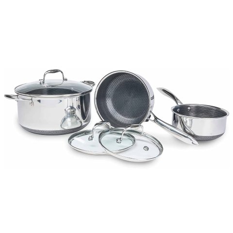 Today Only: HexClad 6-Piece Hybrid Cookware Set