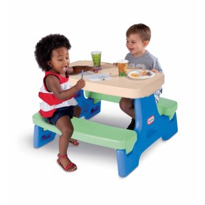 Lowest Price Ever! Little Tikes Easy Store Junior Play Table