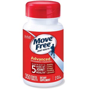 Move Free Glucosamine & chondroitin Advanced Joint Health Supplement Tablets, move free (350 Count in Bottle)