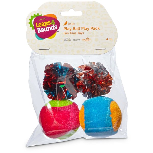 Ball Cat Toy Variety Pack, 4 CT | Petco