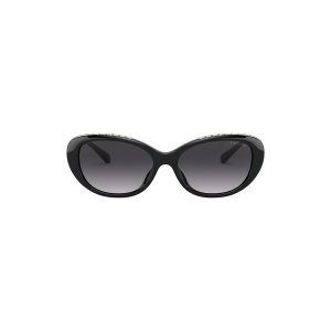 Coach56mm Gradient Oval Sunglasses