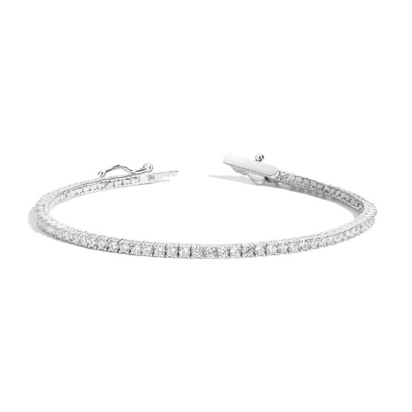 White Sapphire Tennis Bracelet