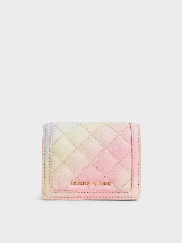 Multicoloured Micaela Quilted Card Holder | CHARLES &amp; KEITH