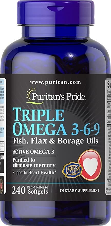 三重Omega 3-6-9 鱼油 240粒
