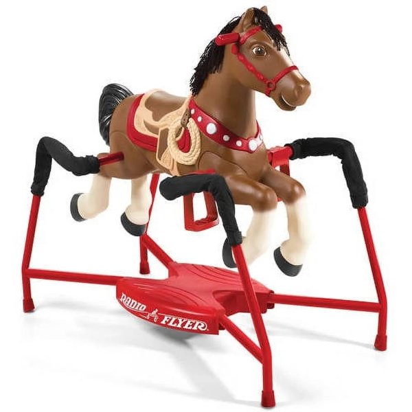 , Blaze Interactive Spring Horse, Ride-on with Sounds for Boys and Girls