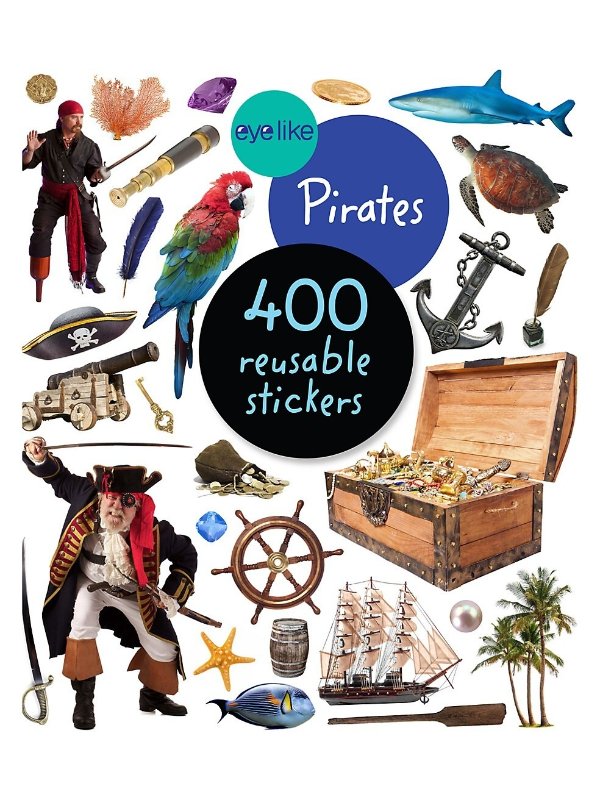 海盗图案 可反复使用贴画，400个