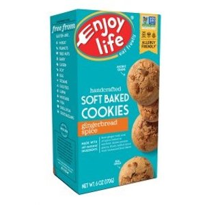 Enjoy Life Soft Baked Cookies Gingerbread Spice 6 Boxes
