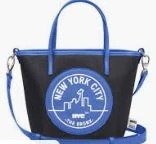 New York City Bronx Blue and Black MINI Shopper Bag