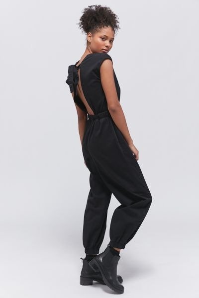 Gabby Tie-Back Coverall Jumpsuit