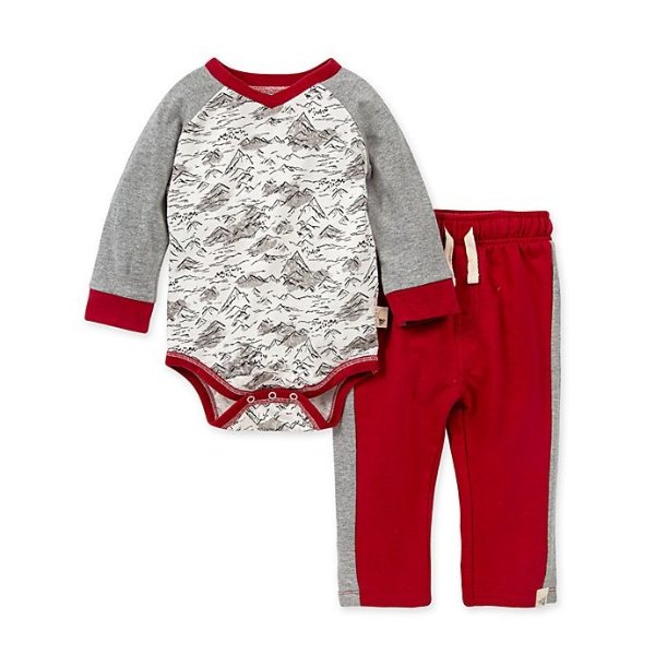 ® Rocky Mountains Organic Cotton Bodysuit and Pant Set | buybuy BABY