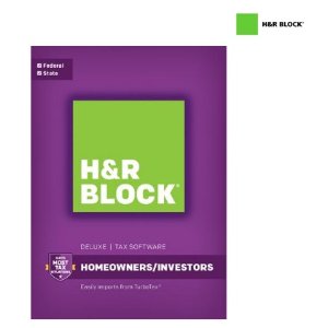 H&R Block Tax Software Deluxe + State 2016 + $20 Nike GC