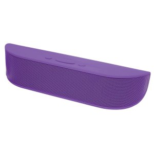 Aduro BeeBop Portable Wireless 10W Bluetooth Speaker with Built-in Speakerphone (Purple)