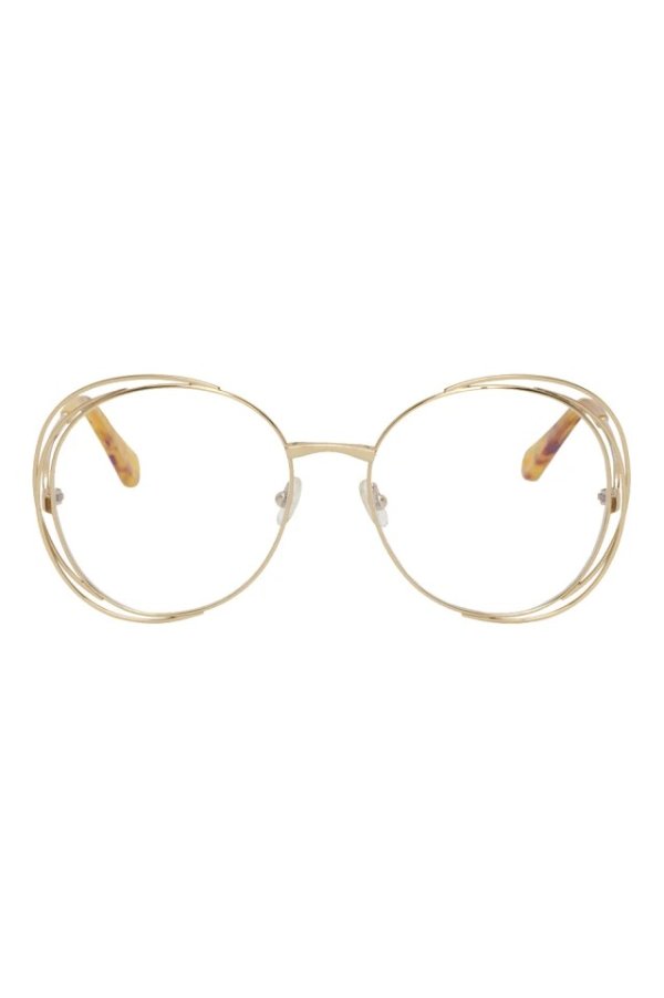 Gold Carlina Glasses