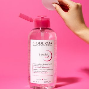 Bioderma这个按压头真的方便！粉色卸妆水（按压头）500ml